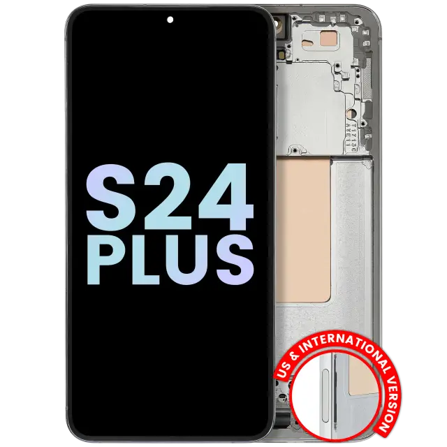 Écran OLED avec châssis pour Samsung Galaxy S24 Plus 5G (version US & internationale, pack service origine, Jade Green)