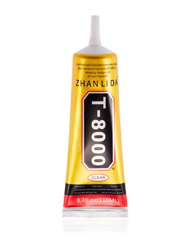 Colle multi-usage Zhanlida T8000 (110 ml, transparente)
