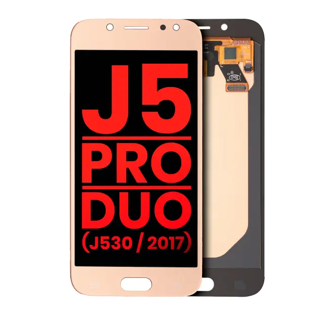 Écran OLED sans châssis pour Samsung Galaxy J5 / Pro / Duo (J530 / 2017) (compatible premium, or)