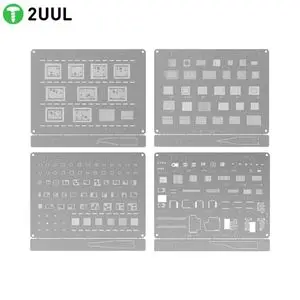Pochoir Rebillage Multifonctionnel 2UUL BG01 pour iPhone 8 à 16