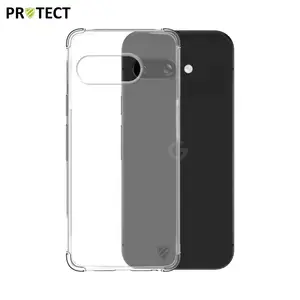 Coque Silicone Renforcée PROTECT pour Google Pixel 9a Transparent
