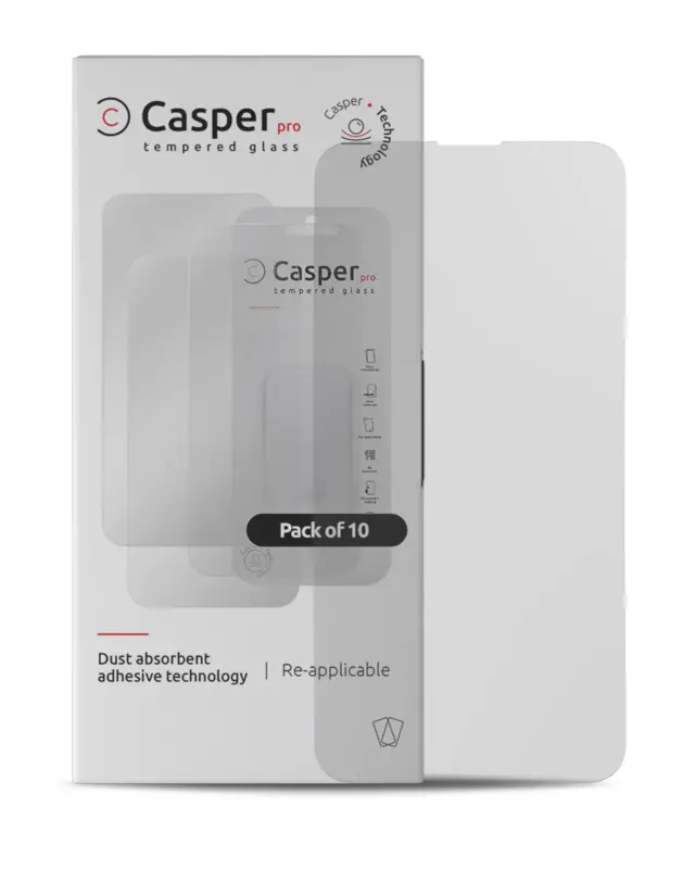 Verre trempé pour iPhone 15 / 16 (lot de 10, Matte)