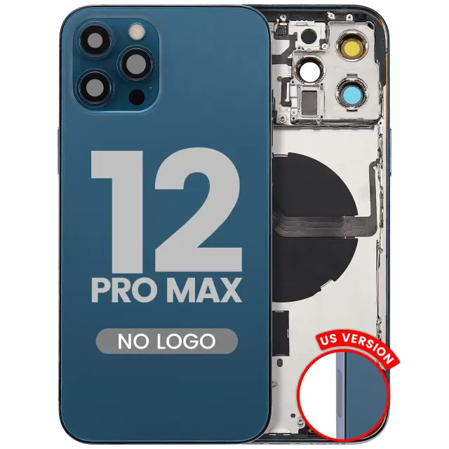 Châssis pour Apple iPhone 12 Pro Max (version US, compatible premium, Pacific Blue)