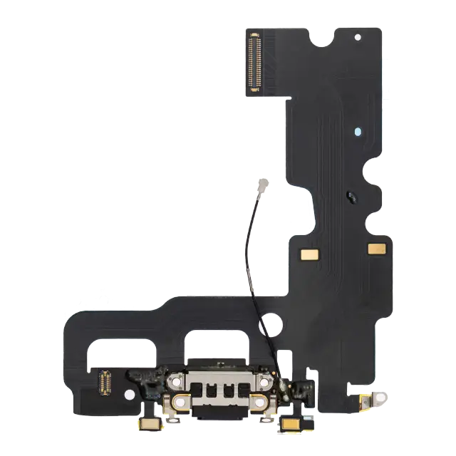 Dock de charge pour Apple iPhone 7 (compatible, Jet / Matte Black)