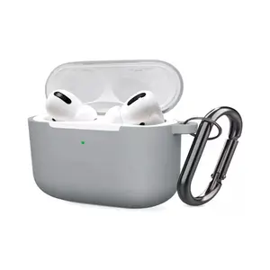 Protection Silicone pour Boitier AirPods Pro Gris