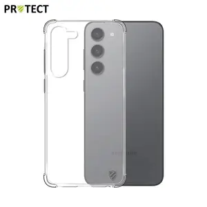 Pack de 10 Coques Silicone Renforcée PROTECT pour Samsung Galaxy S23 Plus 5G S916 Bulk Transparent