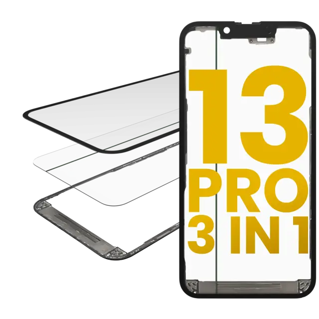 Vitre d’écran avec OCA pour Apple iPhone 13 Pro (OCA Master)