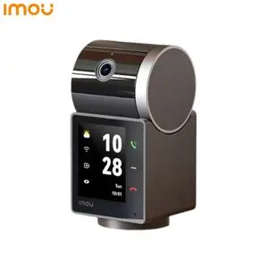 Caméra de Surveillance IA Intérieure Imou Rex VT 5MP 3K IPC-S2VP-5M0WR avec Bouton d'Appel Noir
