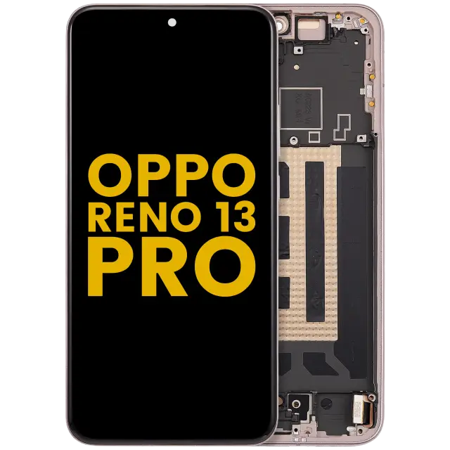 Écran OLED avec châssis pour Oppo Reno 13 Pro (reconditionné, rose)