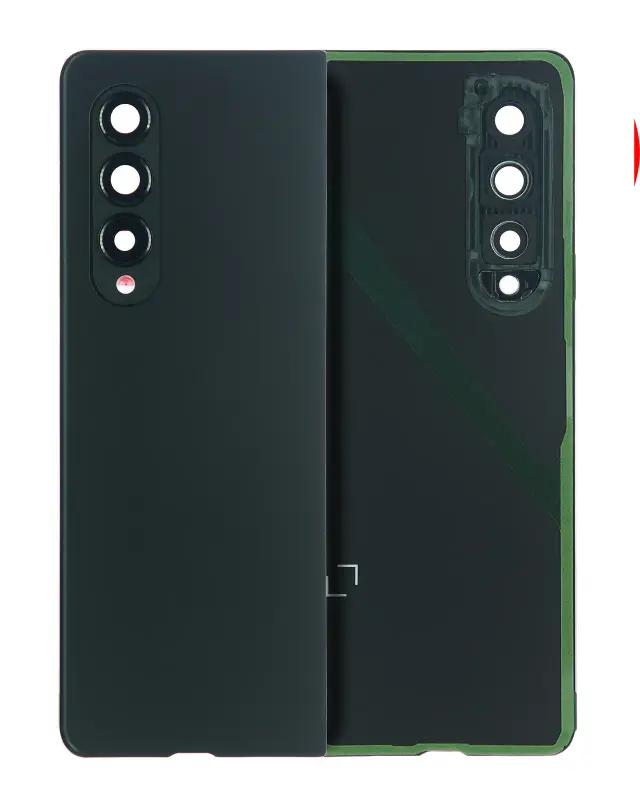 Vitre arrière pour Samsung Galaxy Z Fold 3 (pack service origine, Phantom Green)