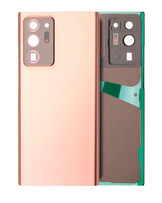 Vitre arrière pour Samsung Galaxy Note 20 Ultra (sans logo, compatible premium, Mystic Bronze)