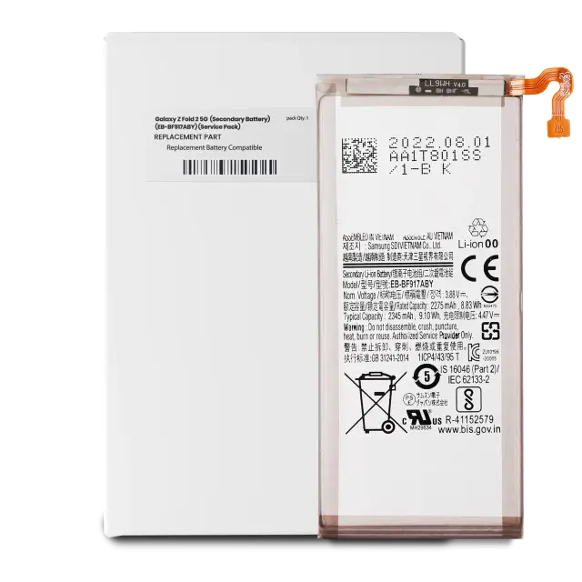 Batterie secondaire pour Samsung Galaxy Z Fold 2 5G (pack service origine)