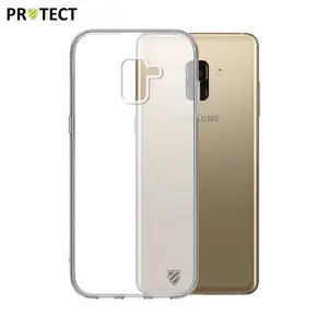 Coque Silicone PROTECT pour Samsung Galaxy A8 Plus 2018 A730 Transparent