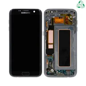 Écran Tactile Original Refurb avec Châssis (PIEC) Samsung Galaxy S7 Edge G935 Noir