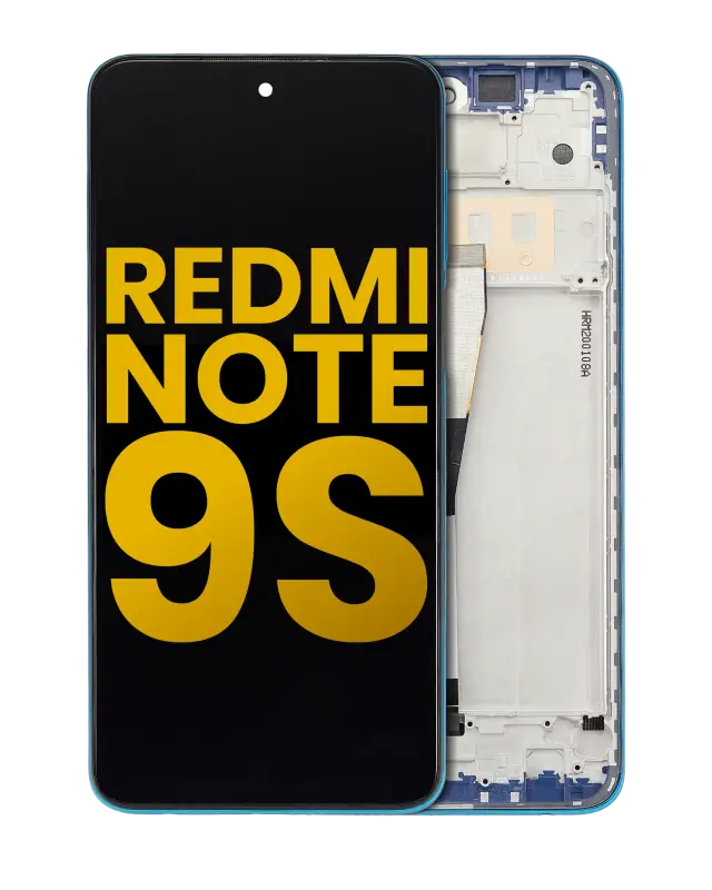 Écran pour Xiaomi Redmi Note 9S (compatible premium, Aurora Blue)