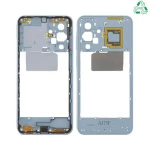 Châssis Intermédiaire Original d'occasion Samsung Galaxy A17 4G A175 Bleu Clair