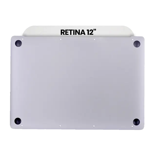 Coque inférieure pour Apple MacBook 12" A1534 (2015) (origine neuve, argent)