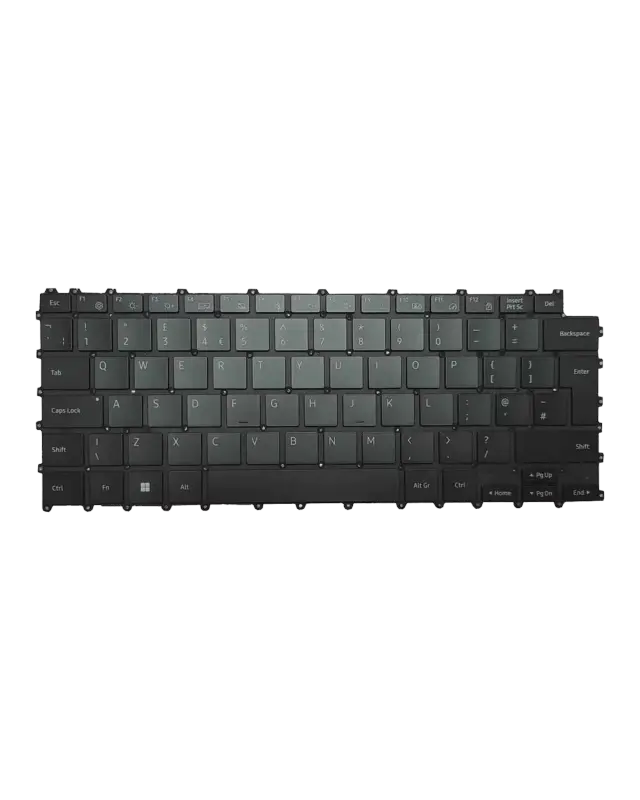 Clavier complet pour Samsung Galaxy Book 2 (SM-W737) (pack service origine, gris)