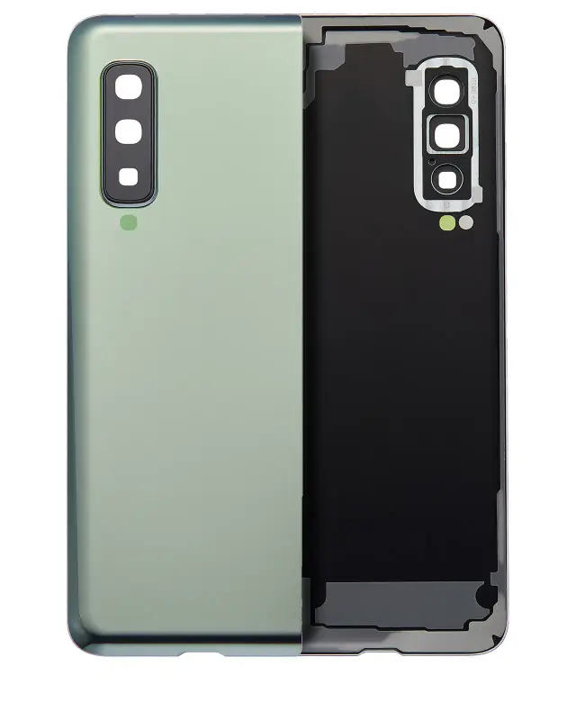 Vitre arrière pour Samsung Galaxy Fold 4G (F900) (compatible premium, Space Silver)