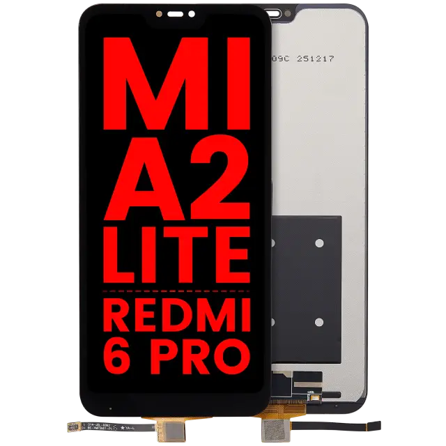 Écran pour Xiaomi Mi A2 Lite / Redmi 6 Pro (compatible premium, toutes couleurs)
