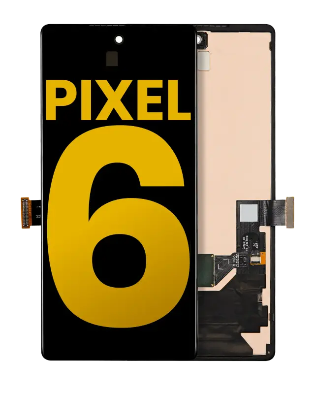 Écran OLED avec châssis et capteur d’empreintes pour Google Pixel 6 (reconditionné, toutes couleurs)