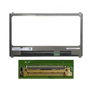 Dalle Ordinateur Portable 14.0" Slim HD (1366x768) LCD 60Hz 30pin Droite 19mm, Fixations Haut Bas ~320mm