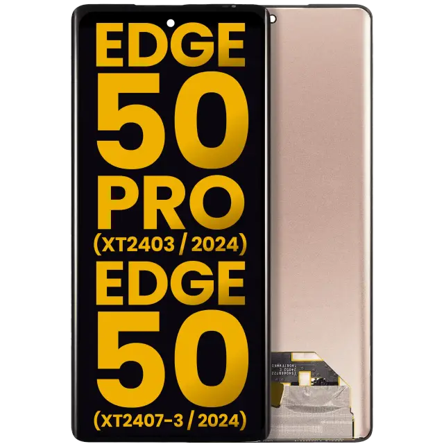 Écran OLED sans châssis pour Motorola Moto Edge 50 Pro (XT2403 / 2024) / Moto Edge 50 (XT2407-3 / 2024) (reconditionné, toutes couleurs)