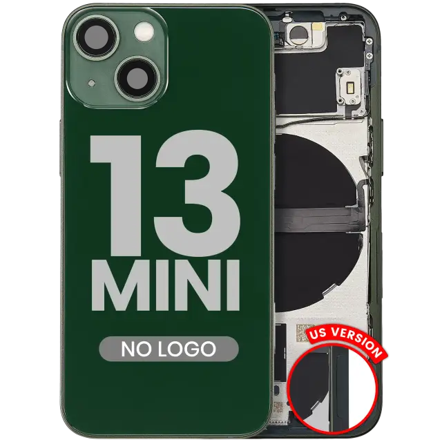 Châssis pour Apple iPhone 13 Mini (version US, compatible premium, Alpine Green)