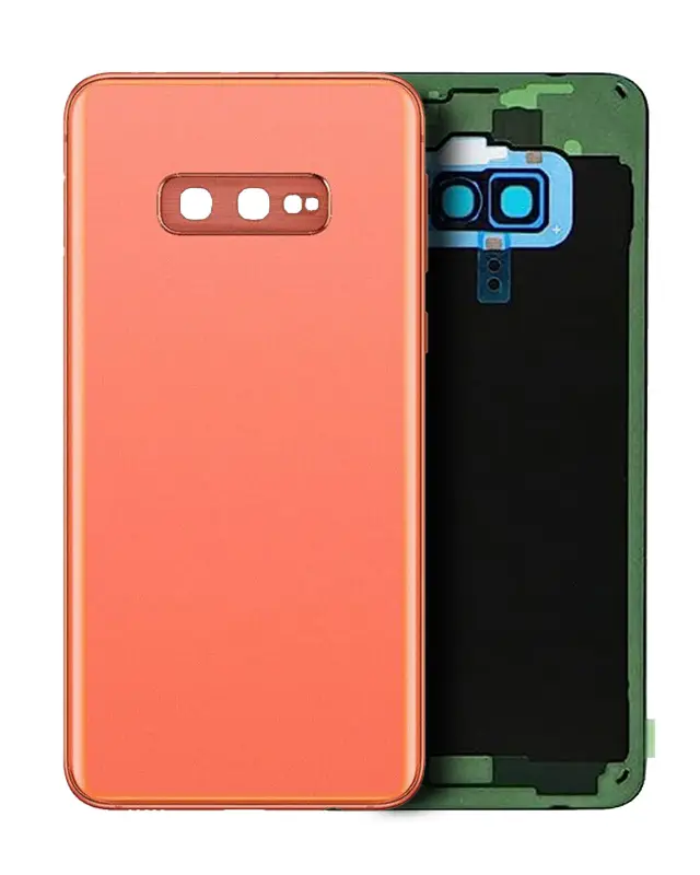 Vitre arrière pour Samsung Galaxy S10E (pack service origine, Flamingo Pink)