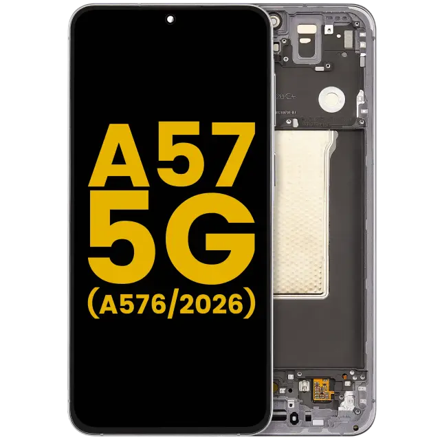 Écran OLED avec châssis pour Samsung Galaxy A57 5G (A576 / 2026) (reconditionné, gris)