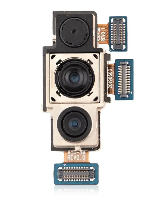 Ensemble de caméras arrière grand-angle, ultra grand-angle et profondeur pour Samsung Galaxy A50s (A507 / 2019)
