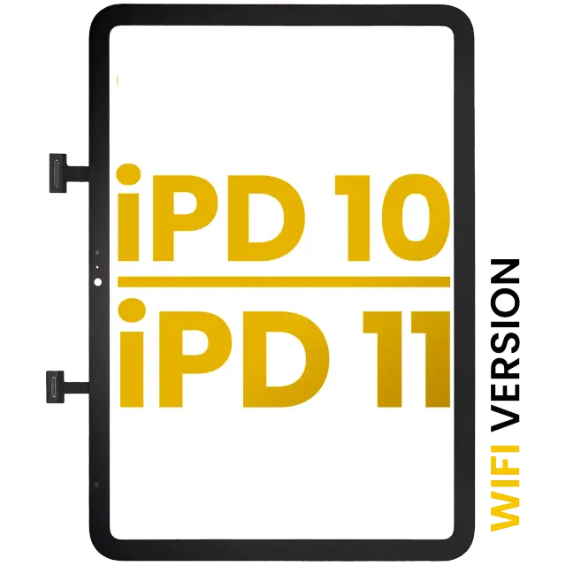 Vitre tactile pour Apple iPad 10 (2022) / iPad 11 (2025) (premium, WiFi uniquement, noir)