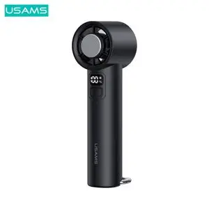 Mini Ventilateur Portable Usams ZB361 Refroidissement Glacé 2000mAh Noir