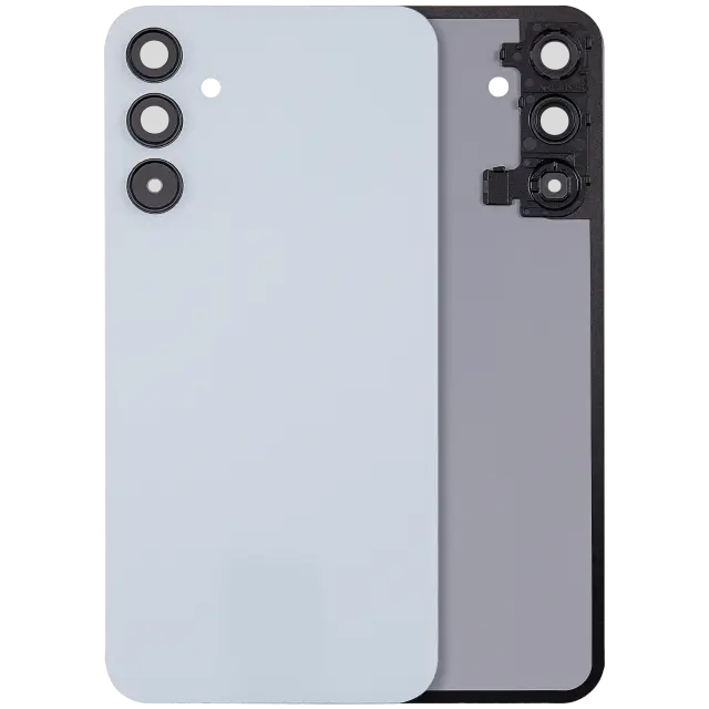 Vitre arrière pour Samsung Galaxy A15 5G (A156 / 2023) (sans logo, compatible premium, Magical Blue)