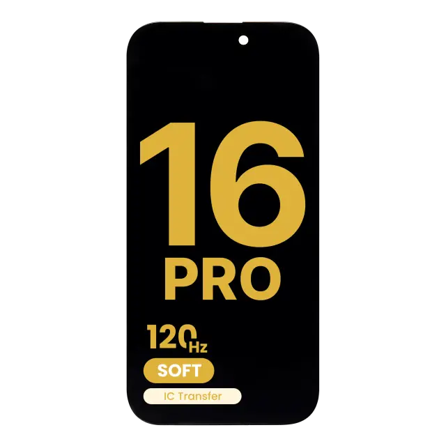 Écran OLED pour Apple iPhone 16 Pro (Assembled: Soft, 120 Hz)