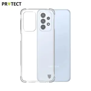 Pack de 10 Coques Silicone Renforcée PROTECT pour Samsung Galaxy A23 5G A236/Galaxy A23 4G A235 Bulk Transparent