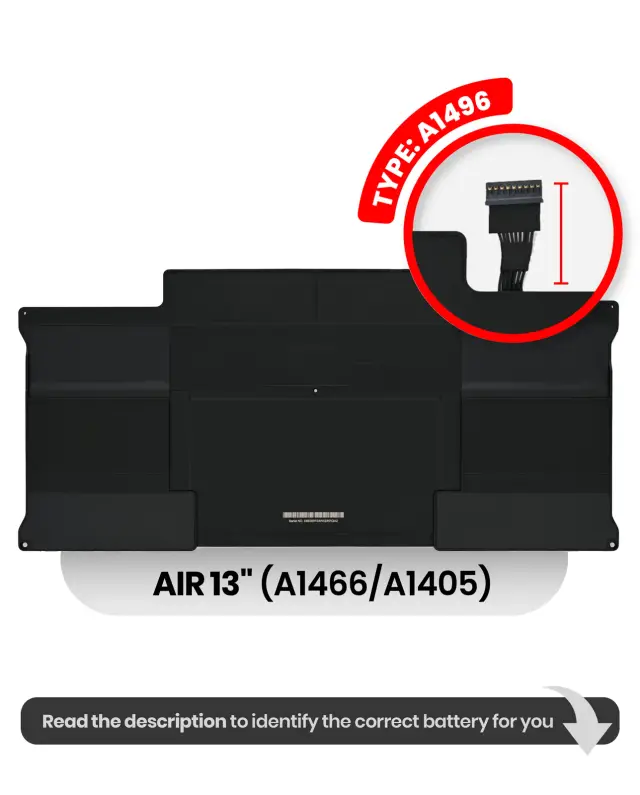 Batterie pour Apple MacBook Air 13" A1466 (2012-2017)