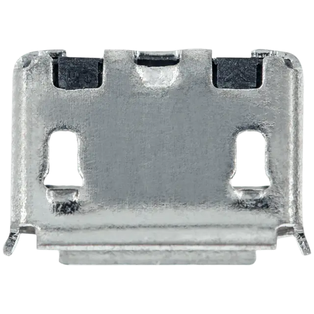 Connecteur de charge à souder — format Micro B, 5 broches, 2 points de fixation (C003)