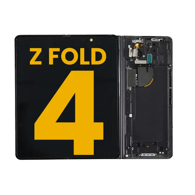 Écran OLED intérieur avec châssis pour Samsung Galaxy Z Fold 4 5G (version US & internationale, reconditionné, Graygreen)