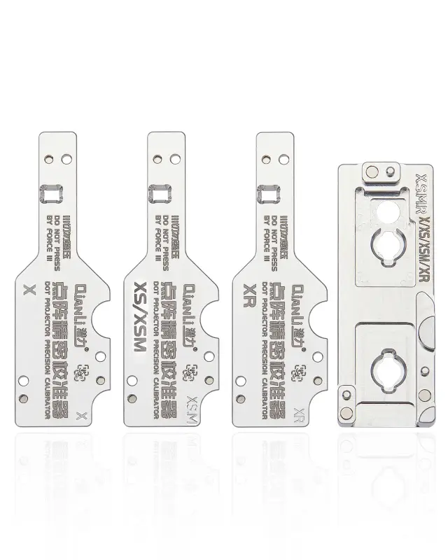 Jeu de calibreurs de précision en aluminium pour projecteur de points Qianli iD FACE — iPhone X / XS / XR / XS Max