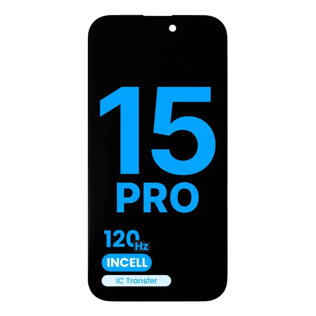 Écran pour Apple iPhone 15 Pro (Aftermarket: AQ7 / Incell) (120HZ)