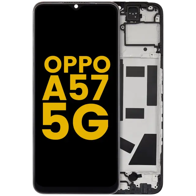 Écran LCD avec châssis pour Oppo A57 5G (2022) (reconditionné, All Color)