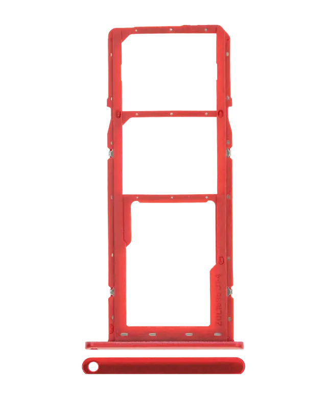 Tiroir SIM pour Samsung Galaxy A01 (A015 / 2020) (rouge)