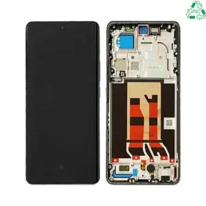 Écran Tactile Original Refurb avec Châssis (PIEC) OPPO Reno10 Pro 5G Silvery Grey