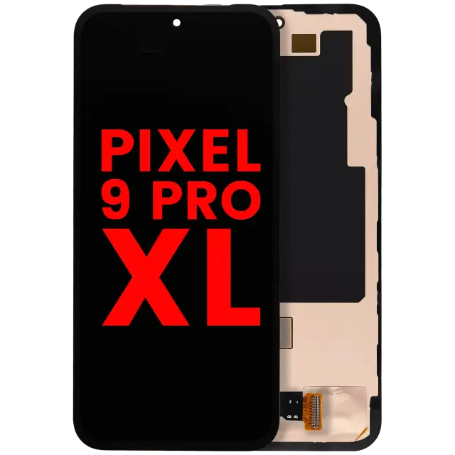 Écran OLED avec châssis et capteur d’empreintes pour Google Pixel 9 Pro XL (compatible, toutes couleurs)