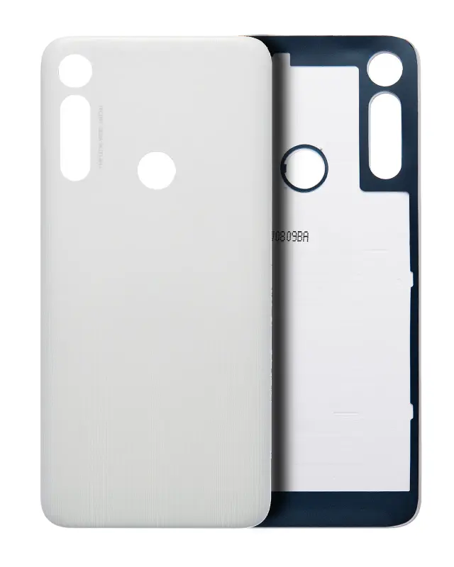Vitre arrière pour Motorola Moto G Fast (XT2045 / 2020) (origine, Pearl White)