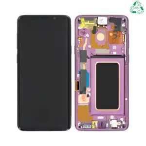 Écran Tactile Original Refurb avec Châssis (PIEC) Samsung Galaxy S9 Plus G965 Orchidée