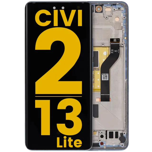 Écran OLED avec châssis pour Xiaomi 13 Lite / Civi 2 (reconditionné, Lite blue)