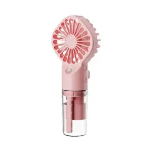 Mini Ventilateur Portable avec Humidificateur Rose