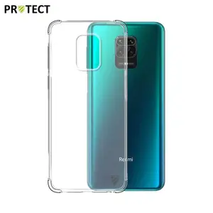 Coque Silicone Renforcée PROTECT pour Xiaomi Redmi Note 9S/Redmi Note 9 Pro 4G Transparent